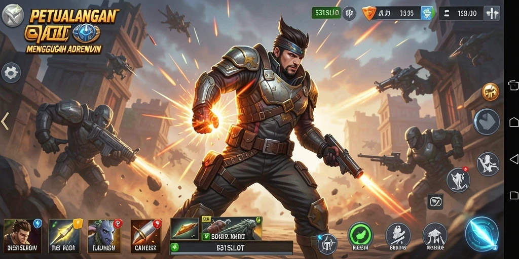 Tampilan gameplay seru di 531SLOT dengan aksi yang cepat.