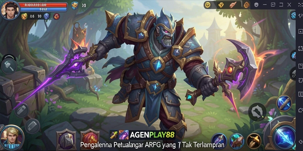 Tangkapan layar gameplay AGENPLAY88 yang menunjukkan pertempuran mendebarkan.