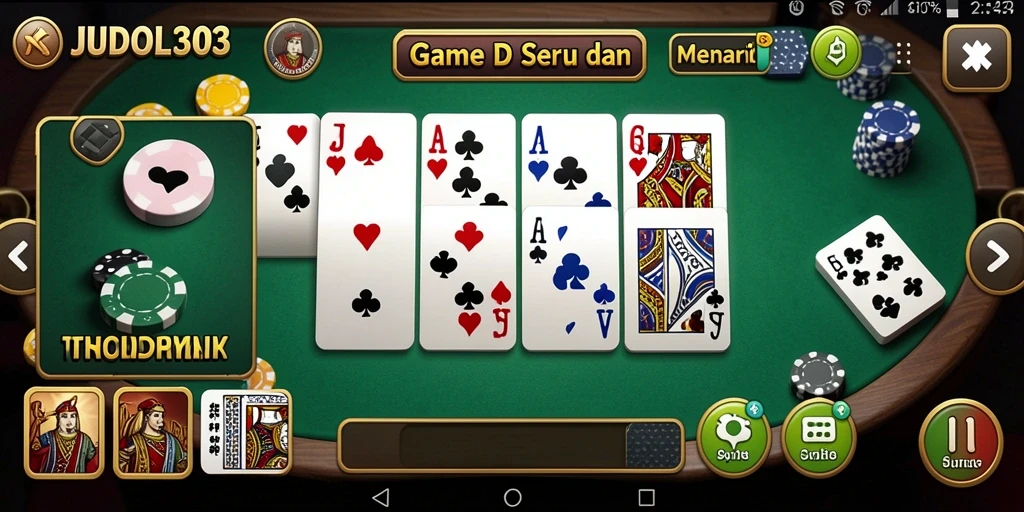 Tampilan gameplay Domino yang menarik dan mengasyikkan.