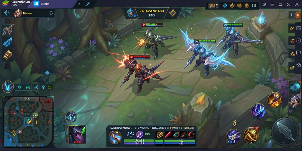 Tampilan gameplay menegangkan dalam RAJAPANDA88 yang memacu adrenalin.